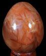 Colorful Carnelian Agate Egg #55529-1
